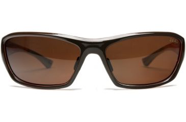 Image of Zeal Optics Boundary Sunglasses, Brown + Orange Gloss Frame and Polarized Copper Lens 10033