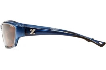 Image of Zeal Optics Boundary Sunglasses, Clear Blue Gloss Frame and Polarized Copper Lens 10034