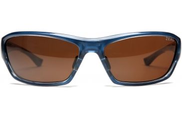 Image of Zeal Optics Boundary Sunglasses, Clear Blue Gloss Frame and Polarized Copper Lens 10034