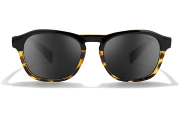 Image of Zeal Optics Dawn Plant-Based Oval Polarized Sunglasses, Black Tortoise/Dark Grey, Medium, 11861