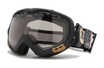 Image of Zeal Optics Dominator Ski Goggles, Carbon Matte Black Frame and Polarized Automatic Optimum Lens DM4SPP