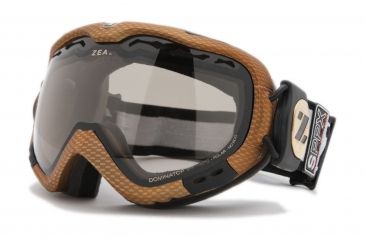 Image of Zeal Optics Dominator Ski Goggles, Carbon Matte Copper Frame and Polarized Automatic Optimum Lens DM4SPPC