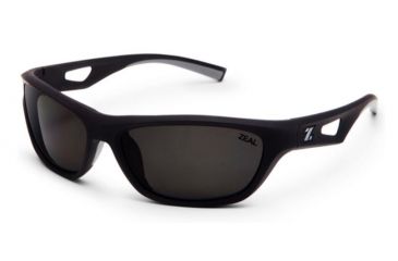 Image of Zeal Optics Emerge Sunglasses, Black Frame, Polarized Dark Grey Lens, Polarized, 11005