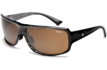 Image of Zeal Optics Epic Sunglasses, Black + Blue Wood Grain Frame and Polarized Copper Lens 10071