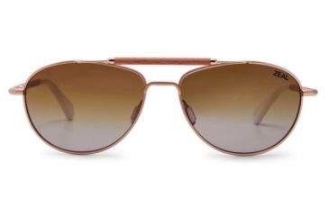 Image of Zeal Optics Fairmont Sunglasses, Matte Gold Frame, Polarized Gradient Copper Lens, Polarized, 10946