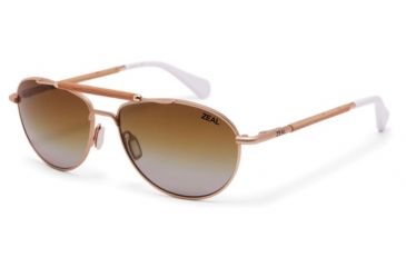 Image of Zeal Optics Fairmont Sunglasses, Matte Gold Frame, Polarized Gradient Copper Lens, Polarized, 10946