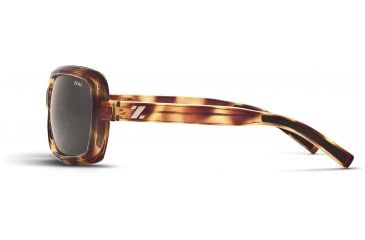 Image of Zeal Optics Felicity Womens Sunglasses, Blonde Tortoise Frame and Polarized Dark Grey Lens 10397