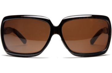 Image of Zeal Optics Felicity Womens Sunglasses, Brown Plaid Frame and Polarized Copper Lens 10028