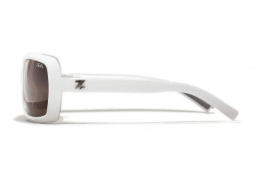 Image of Zeal Optics Felicity Womens Sunglasses, White Gloss Frame and Polarized Copper Lens 10025