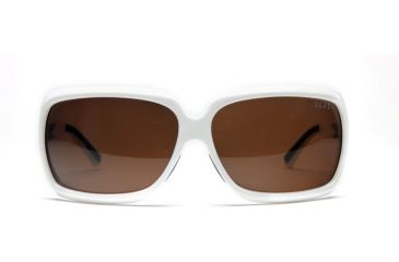Image of Zeal Optics Felicity Womens Sunglasses, White Gloss Frame and Polarized Copper Lens 10025