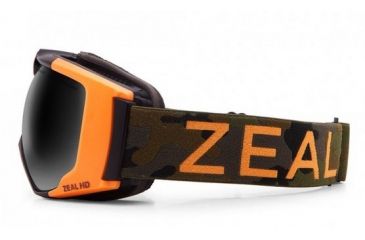 Image of Zeal Optics HD2 Goggles,Blaze Camo Frame,Dark Grey Lens 10988