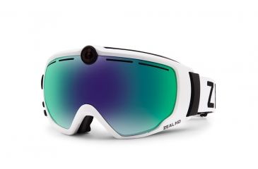 Image of Zeal Optics HD2 Goggles,White Out Frame,Jade Mirror Lens 10819