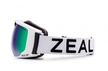 Image of Zeal Optics HD2 Goggles,White Out Frame,Jade Mirror Lens 10819