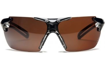 Image of Zeal Optics Helix Sunglasses, Black Gloss Frame and Polarized Copper Lens 10053