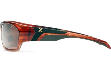 Image of Zeal Optics Insomnia Sunglasses, Matte Rust Wood Grain Frame and Polarized Copper Lens 10042