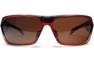Image of Zeal Optics Insomnia Sunglasses, Matte Rust Wood Grain Frame and Polarized Copper Lens 10042