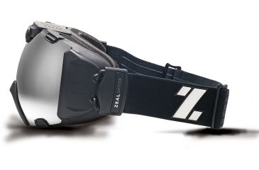 Image of Zeal Optics iON Camera Ski Goggles, Matte Night Black Frame and Metal Mirror Optimum Lens 10318