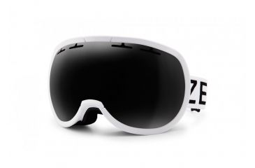 Image of Zeal Optics Level Goggles,White Out Frame,Dark Grey Lens 10782
