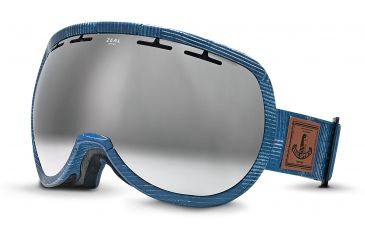 Image of Zeal Optics Level Ski Goggles, MADE Denim Frame and Metal Mirror Optimum Lens 10270