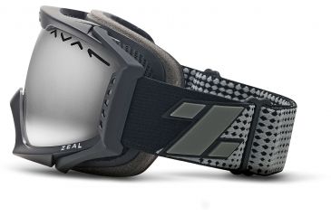 Image of Zeal Optics Outpost Ski Goggles, Dark Black Frame and Polarized Gunmetal Optimum Lens 10340