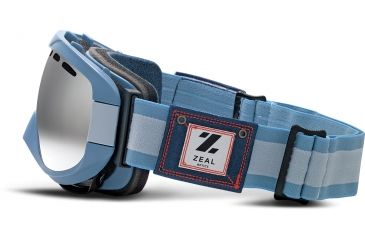Image of Zeal Optics Outpost Ski Goggles, Rucksack Denim Frame and Polarized Gunmetal Optimum Lens 10224