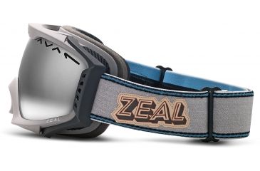 Image of Zeal Optics Outpost Ski Goggles, Rucksack Grey Frame and Polarized Gunmetal Optimum Lens 10225