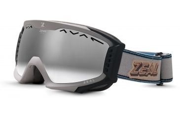 Image of Zeal Optics Outpost Ski Goggles, Rucksack Grey Frame and Polarized Gunmetal Optimum Lens 10225