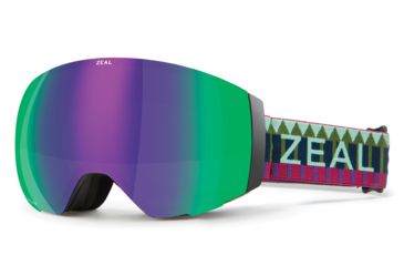 Image of Zeal Optics Portal Goggle, Jade Mirror/Sky Blue Mirror Lens, Royal Peacock, 11498