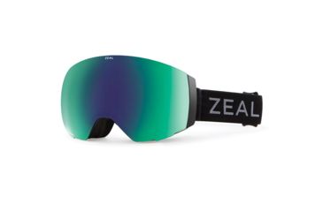 Image of Zeal Optics Portal Goggles, Dark Night Frame, Polarized Jade w/ Sky Blue Mirror Lens, 11379