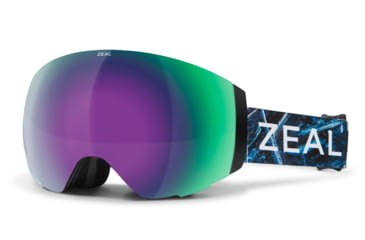 Image of Zeal Optics Portal Goggles, Jade Mirror w/ Sky Blue Mirror Lens, Arctic Frame, Medium, 11917