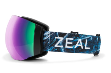 Image of Zeal Optics Portal Goggles, Jade Mirror w/ Sky Blue Mirror Lens, Arctic Frame, Medium, 11917