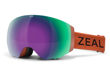 Image of Zeal Optics Portal Goggles, Polarized Jade w/ Sky Blue Mirror Lens, Sandstone Frame, Medium, 11916
