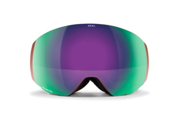 Image of Zeal Optics Portal Goggles, Polarized Jade w/ Sky Blue Mirror Lens, Sandstone Frame, Medium, 11916
