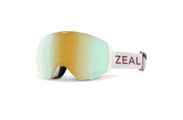 Image of Zeal Optics Portal Goggles, Powder Fin Frame, Alchemy Mirror w/ Sky Blue Mirror Lens, 11609