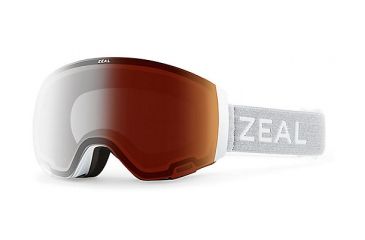 Image of Zeal Optics Portal Goggles, White Out Frame, Automatic/GB/Sky Blue Mirror Lens, 11328