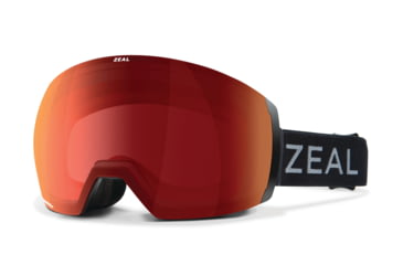Image of Zeal Optics Portal XL Goggles, Dark Night Frame, Automatic Rose-Base Polarized w/ Sky Blue Mirror Lens, Large, 11613