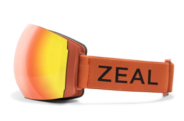 Image of Zeal Optics Portal XL Goggles, Phoenix Mirror w/ Sky Blue Mirror Lens, Sandstone Frame, Large, 11910