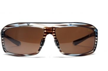 Image of Zeal Optics Re-Entry Sunglasses, Aqua Blue Wood Grain Frame and Polarized Copper Lens 10076