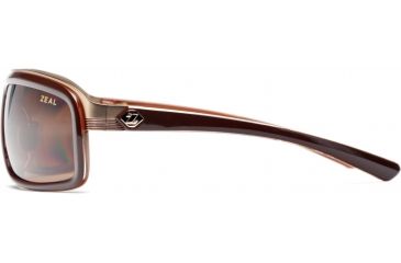 Image of Zeal Optics Re-Entry Sunglasses, Chocolate Gloss Frame and Polarized Copper Lens 10074