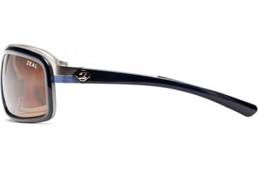 Image of Zeal Optics Re-Entry Sunglasses, Dark Blue + White Gloss Frame and Polarized Copper Lens 10075