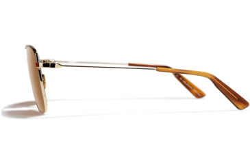 Image of Zeal Optics Shipstern Eco-Friendly Stainless Steel Aviator Polarized Sunglasses, Gold/Copper, Medium, 12010