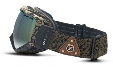 Image of Zeal Optics Sigma Ski Goggles, Cipher Gold Frame and Alchemy Mirror Optimum Lens 10254