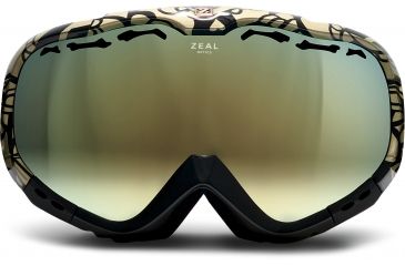 Image of Zeal Optics Sigma Ski Goggles, Cipher Gold Frame and Alchemy Mirror Optimum Lens 10254