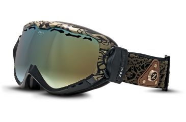 Image of Zeal Optics Sigma Ski Goggles, Cipher Gold Frame and Alchemy Mirror Optimum Lens 10254