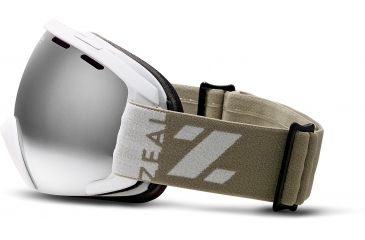 Image of Zeal Optics Slate Ski Goggles, Upland Wheat Frame and Metal Mirror Optimum Lens 10264