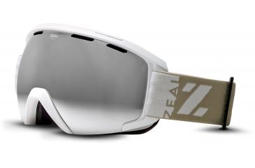 Image of Zeal Optics Slate Ski Goggles, Upland Wheat Frame and Metal Mirror Optimum Lens 10264