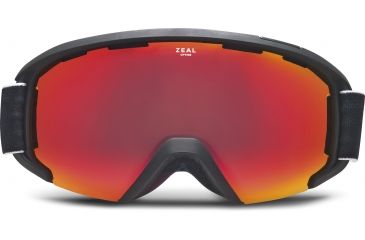 Image of Zeal Optics Slate Ski Goggles, Upland White Frame and Metal Mirror Optimum Lens 10265