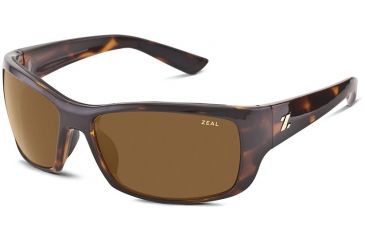 Image of Zeal Optics Tracker Sunglasses - Barreled Bourbon Frame,Polarized Copper Lens 10960