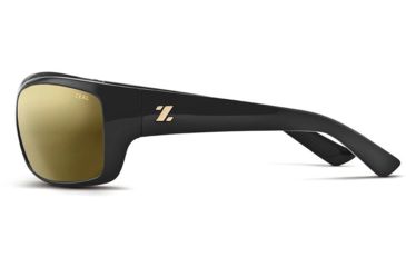 Image of Zeal Optics Tracker Sunglasses - Polished Black Frame,Polarized Copper Gold Mirror Lens 10957