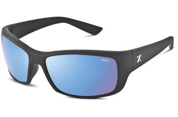 Image of Zeal Optics Tracker Sunglasses - Tactical Black Frame,Polarized Blue Bird HT Lens 10958